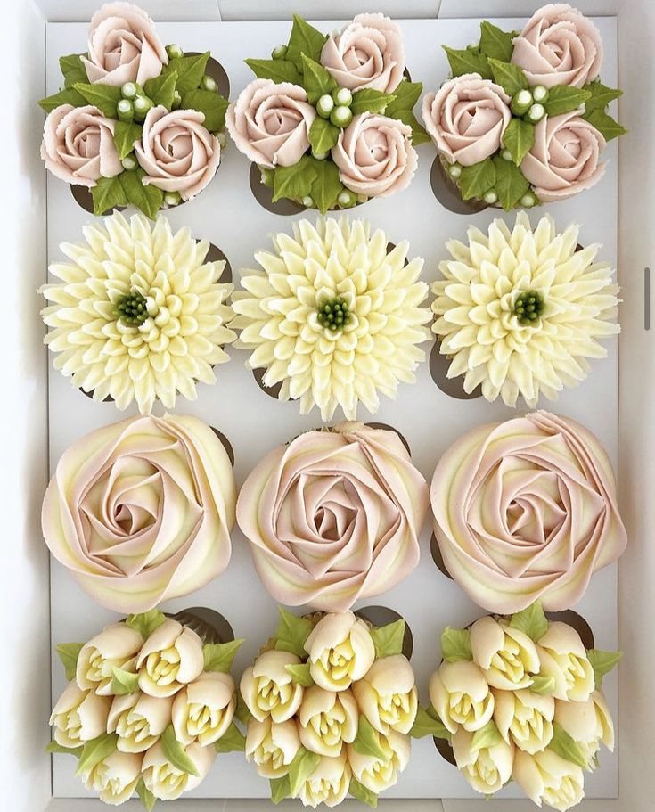 Cupcakes fleuris signés Maison Shasha