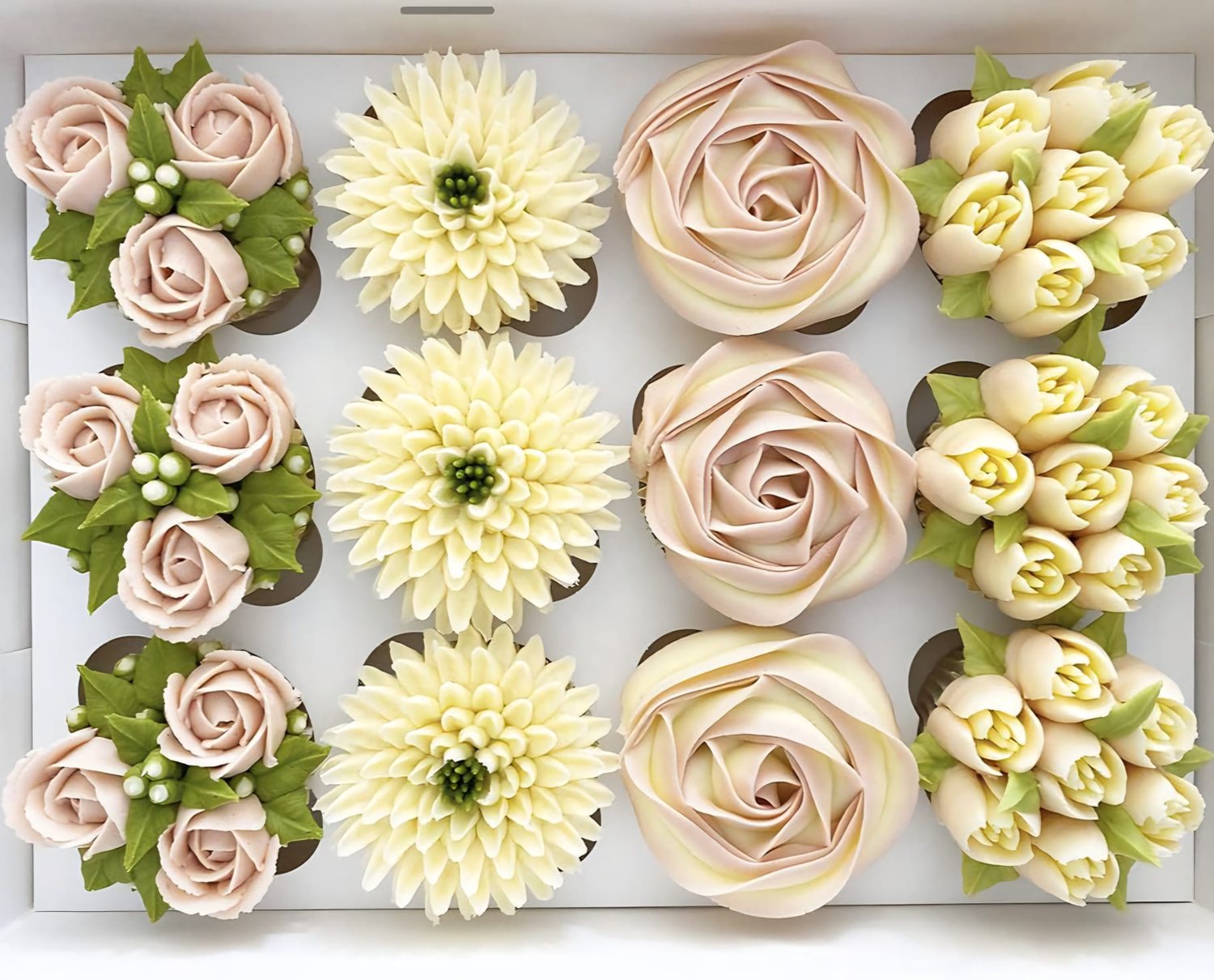 Cupcakes fleuris Maison Shasha