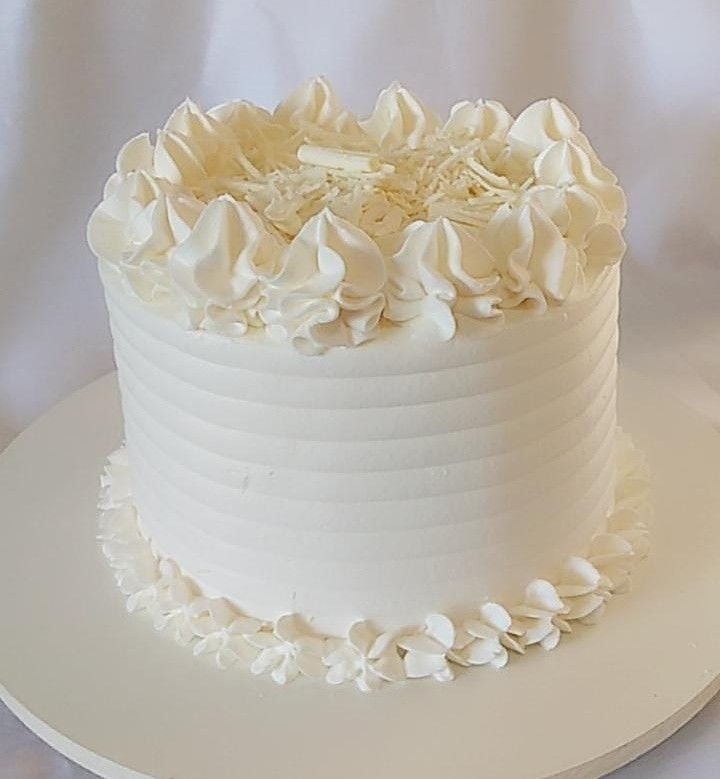 Layer cake blanc a la creme