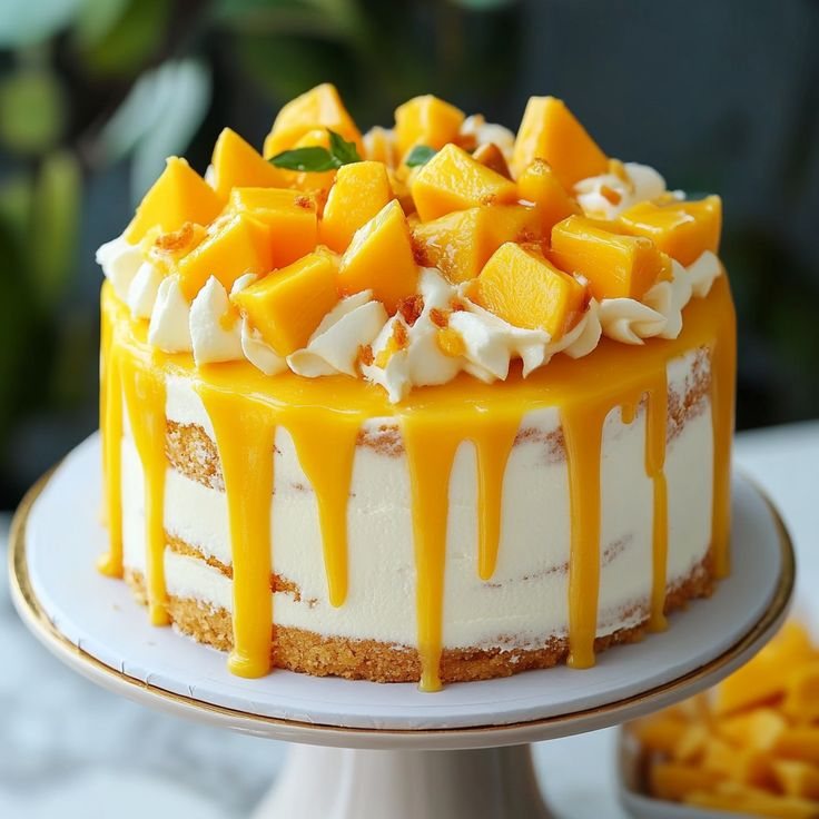 Layer cake a la mangue