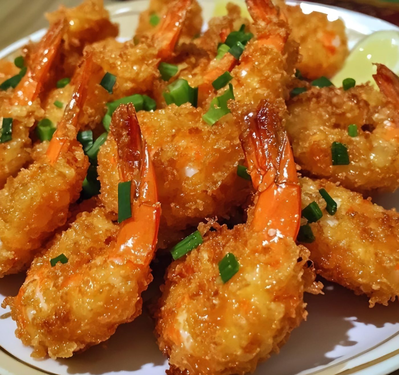 Crevettes tempura
